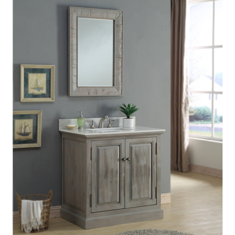 InFurniture 37" Single Bathroom Vanity Set Wayfair